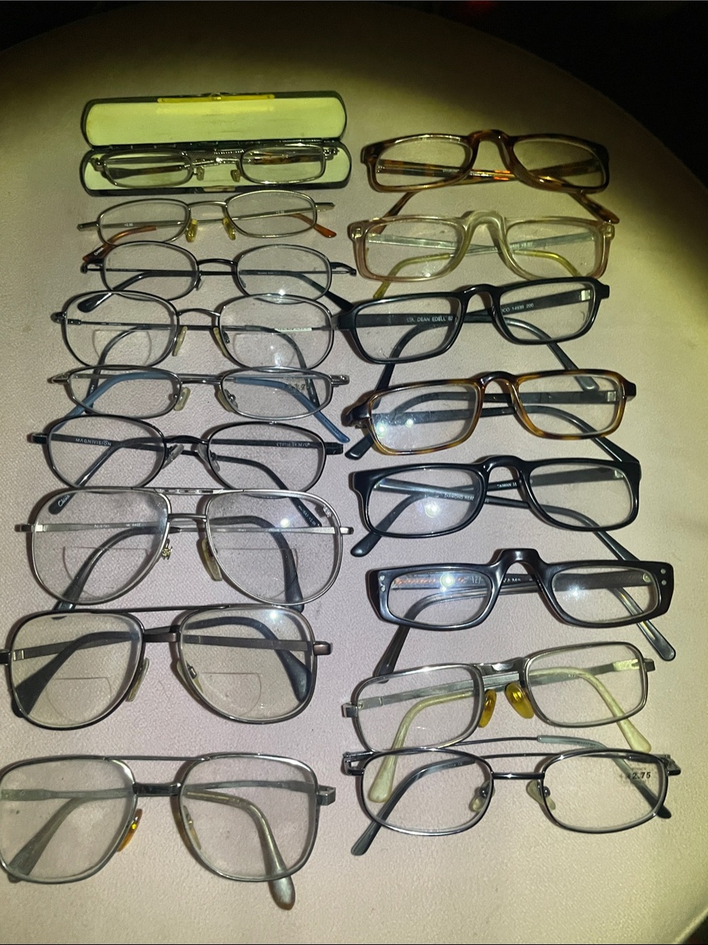 Assorted Men's and Women’s Eyeglass Frames - Black, Brown, Silver, Clear